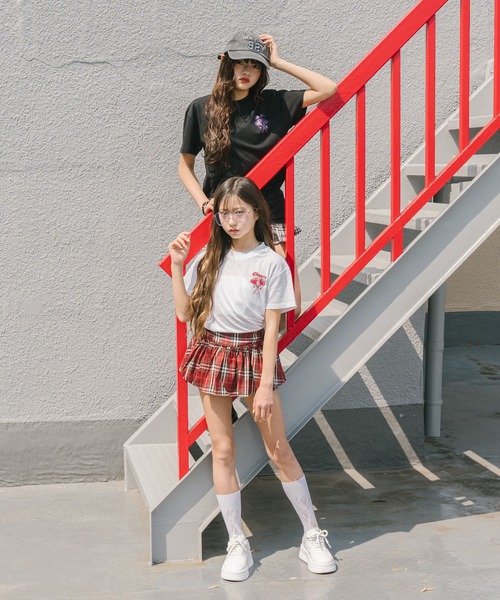 URBAN CHERRY(アーバンチェリー)の「【MELTY BUNNY/メルティバニー】バックロゴプリントTシャツワンピース(ワンピース・キッズ・ホワイト/ブラック/ピンク・S/M/XS)」の18枚目の写真