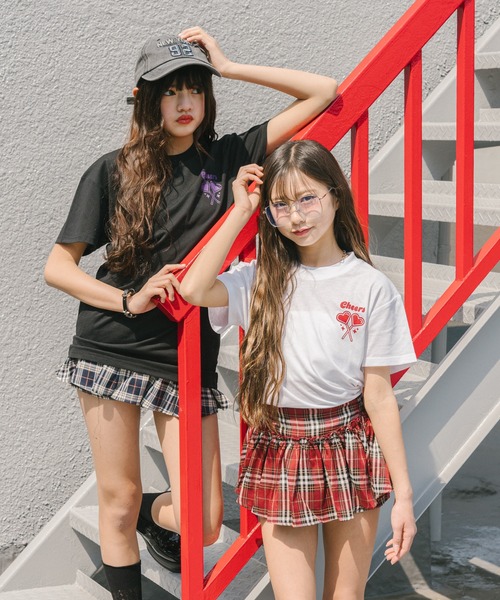 URBAN CHERRY(アーバンチェリー)の「【MELTY BUNNY/メルティバニー】バックロゴプリントTシャツワンピース(ワンピース・キッズ・ホワイト/ブラック/ピンク・S/M/XS)」の17枚目の写真