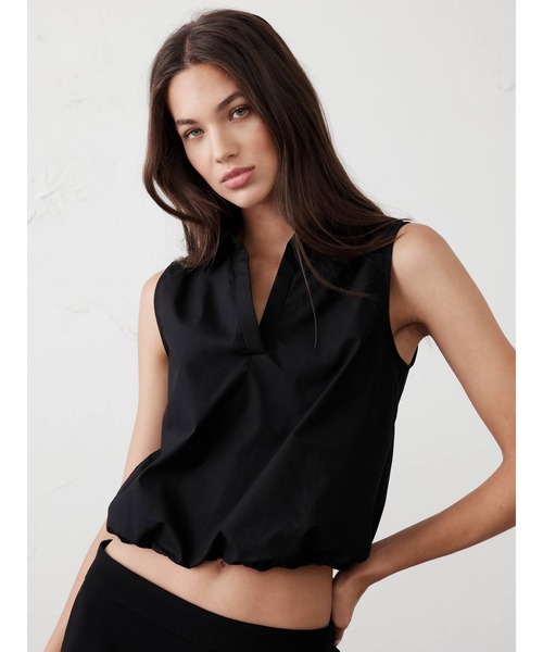 ブラウス シャツ BANANA REPUBLIC FACTORY STORE　　ポプリン カラー トップス レディース BANANA REPUBLIC FACTORY STORE ポプリン カラー トップス