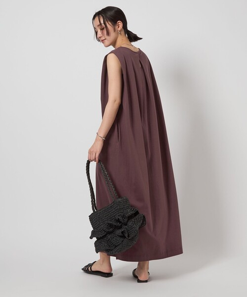 新品 green label relaxing ノースリーブカットソーワンピース green label relaxing ワンピース 「WEB限定」「at ease