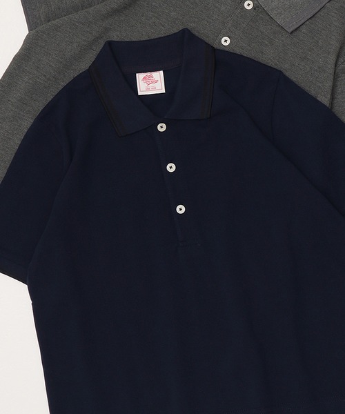 JEMORGAN(ジェーイーモーガン)の「【JEMORGAN / ジェーイーモーガン】ライン入りカノコMINIポロシャツ/POLO(ポロシャツ・レディース・ネイビー/イエロー/ホワイト/グリーン系/チャコール/レッド系/ブラック・FREE)」の5枚目の写真