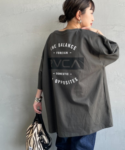 【RVCA】バックプリント ロゴ Tシャツ ★トレンドアイテム♪ RVCA】バックプリント ロゴ Tシャツ ☆トレンドアイテム♪ (RVCA
