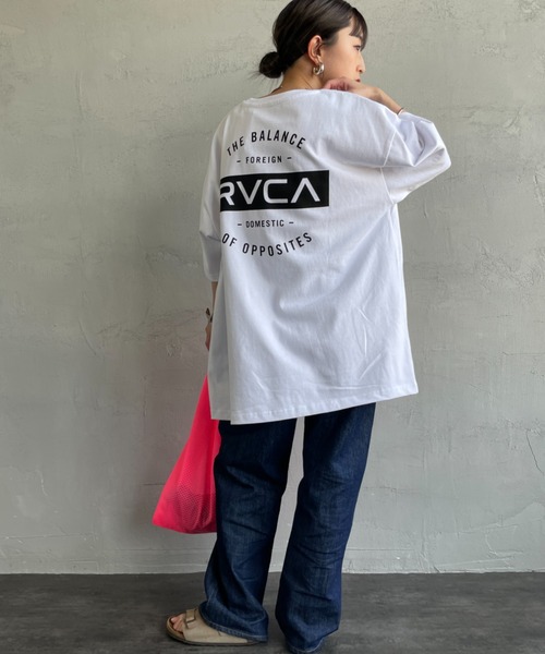 【RVCA】バックプリント Tシャツ★レアなトレンドアイテム♪ RVCA】バックプリント Tシャツ バンダナ柄☆色違い複数あり