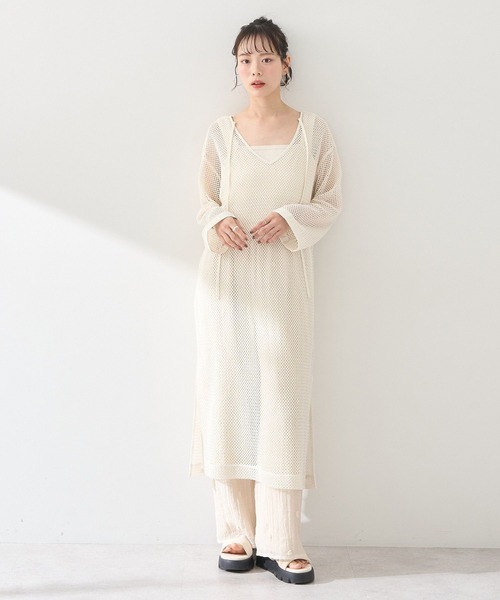 earth music&ecology(アースミュージックアンドエコロジー)の「3Dフラワーパンツ(その他パンツ・レディース・オフホワイト/ブラック・FREE)」の19枚目の写真