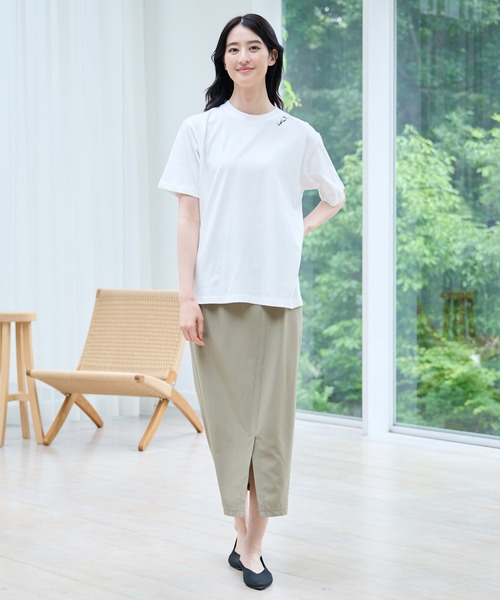 Arnold Palmer（アーノルドパーマー）の「シェア アソート グラフィック Tシャツ（Tシャツ/カットソー・レディース・ホワイト系1/ホワイト系2/ブラック/スモークピンク/グレイッシュベージュ/チャコールグレー/ベージュ/グリーン・XS/S/M/L/LL）」の22枚目の写真