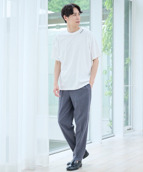 Arnold Palmer（アーノルドパーマー）の「シェア アソート グラフィック Tシャツ（Tシャツ/カットソー・レディース・ホワイト系1/ホワイト系2/ブラック/スモークピンク/グレイッシュベージュ/チャコールグレー/ベージュ/グリーン・XS/S/M/L/LL）」の19枚目の写真