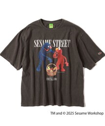 FRUIT OF THE LOOM | 【SESAME STREET×FOTL】Photo T-Shirt A クルーネックプリントTシャツ(Tシャツ/カットソー)