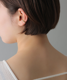 Spick & Span（スピックアンドスパン）の「《WEB限定》【SAMH by LILAS】イヤーカフグリーンアゲート SV(片耳)（イヤーカフ）」