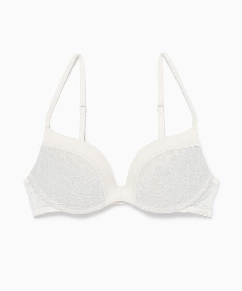 【 】CKブラックフローラルレース プランジブラ Calvin Klein】CKブラックフローラルレース プランジブラ