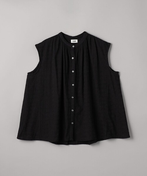 coen(コーエン)の「【Lipa別注】 刺繍タックコットンフレンチブラウス(シャツ/ブラウス・レディース・オフホワイト/ブラック/オレンジ・M/L)」の5枚目の写真