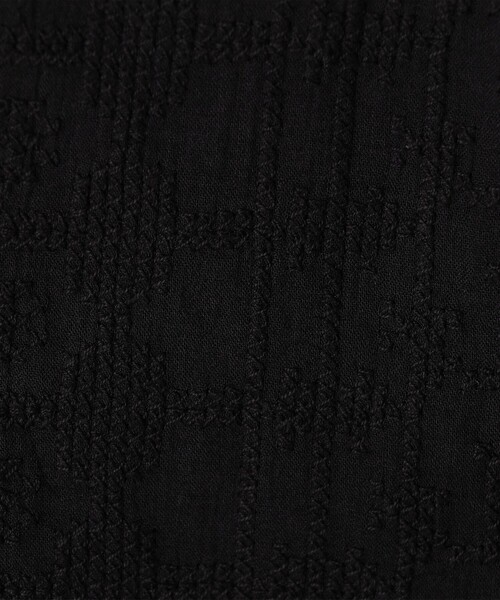 coen(コーエン)の「【Lipa別注】 刺繍タックコットンフレンチブラウス(シャツ/ブラウス・レディース・オフホワイト/ブラック/オレンジ・M/L)」の6枚目の写真