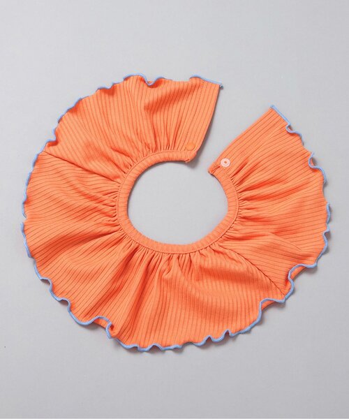 BREEZE(ブリーズ)の「【Bpop】メロウリブスタイ(スタイ/よだれかけ・キッズ・オレンジ/アイボリー/グレー・90)」の1枚目の写真