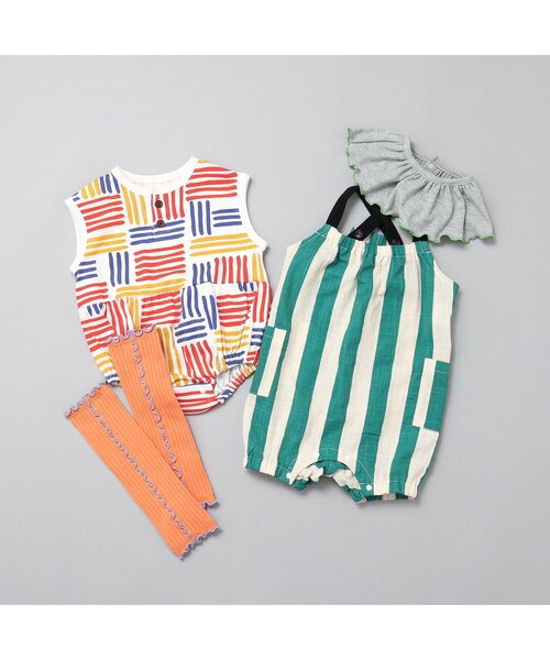 BREEZE(ブリーズ)の「【Bpop】メロウリブスタイ(スタイ/よだれかけ・キッズ・オレンジ/アイボリー/グレー・90)」の6枚目の写真