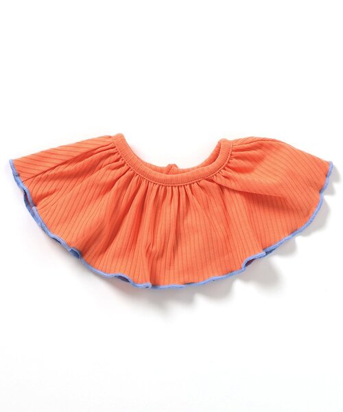 BREEZE(ブリーズ)の「【Bpop】メロウリブスタイ(スタイ/よだれかけ・キッズ・オレンジ/アイボリー/グレー・90)」の10枚目の写真