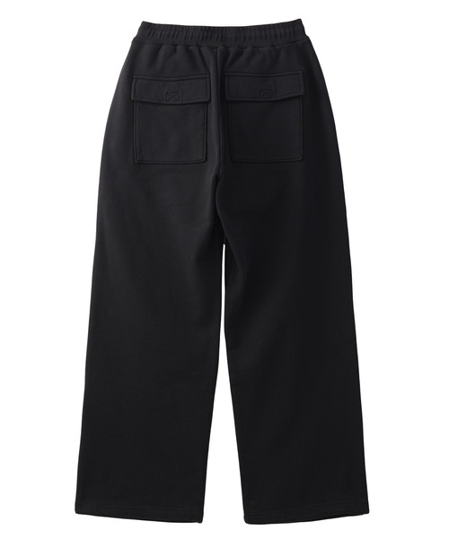 X-girl（エックスガール）の「ONE POINT PENCIL SCRIPT LOGO SWEAT PANTS（スウェットパンツ・レディース・アッシュ/ブラック/カモフラージュ・S/M）」の4枚目の写真