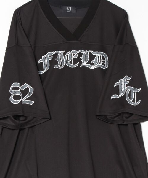 3.3 Field Trip (3.3フィールドトリップ)の「3.3 Field Trip/ゴシックメッシュプルオーバー(Tシャツ/カットソー・メンズ・ネイビー/ブラック・MEDIUM/LARGE)」の20枚目の写真