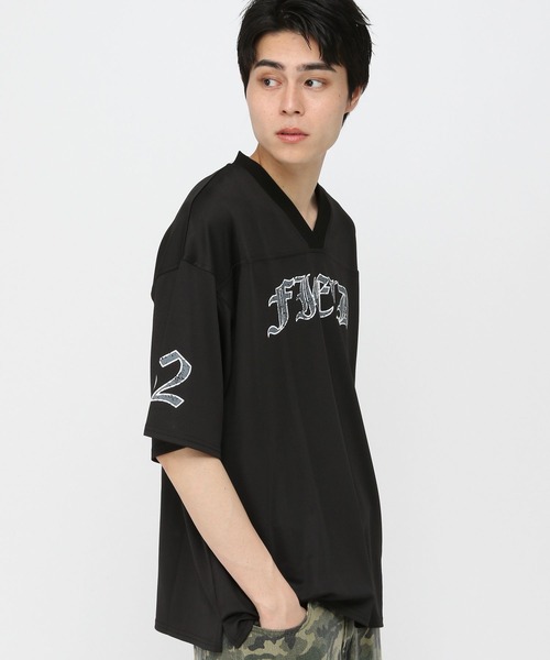3.3 Field Trip (3.3フィールドトリップ)の「3.3 Field Trip/ゴシックメッシュプルオーバー(Tシャツ/カットソー・メンズ・ネイビー/ブラック・MEDIUM/LARGE)」の3枚目の写真