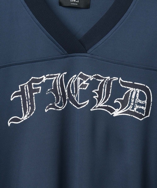 3.3 Field Trip (3.3フィールドトリップ)の「3.3 Field Trip/ゴシックメッシュプルオーバー(Tシャツ/カットソー・メンズ・ネイビー/ブラック・MEDIUM/LARGE)」の13枚目の写真