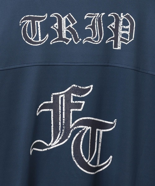 3.3 Field Trip (3.3フィールドトリップ)の「3.3 Field Trip/ゴシックメッシュプルオーバー(Tシャツ/カットソー・メンズ・ネイビー/ブラック・MEDIUM/LARGE)」の16枚目の写真