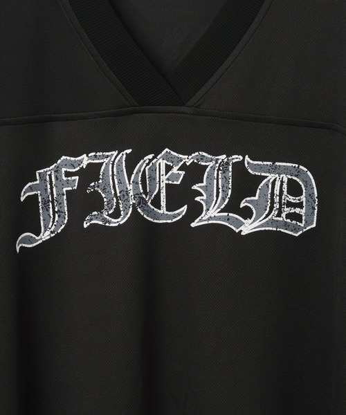 3.3 Field Trip (3.3フィールドトリップ)の「3.3 Field Trip/ゴシックメッシュプルオーバー(Tシャツ/カットソー・メンズ・ネイビー/ブラック・MEDIUM/LARGE)」の19枚目の写真