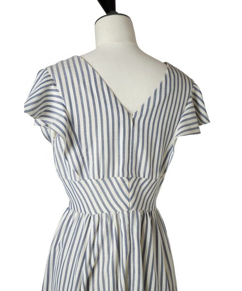 Kerry Striped Ruffle Dress（ワンピース）｜Her lip to（ハー