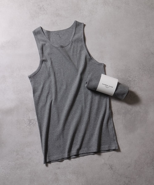 2 PACK SET RIB TANK TOP / 2 パック セット コットン リブ タンク
