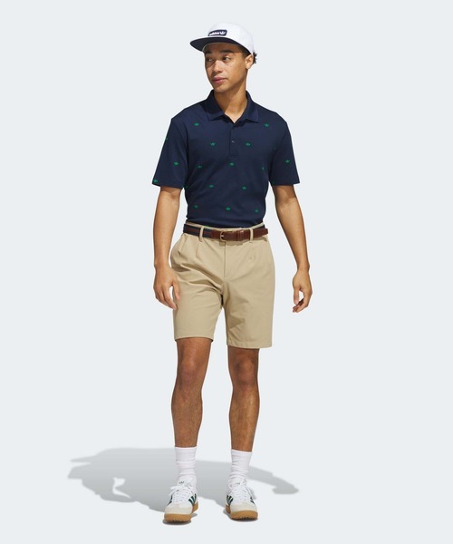 adidas（アディダス）の「オリジナルスゴルフ モノグラム 半袖シャツ【adidas Golf/アディダスゴルフ】（ポロシャツ・メンズ・イエロー/ネイビー/スカイブルー/ホワイト/ダークブラウン・LARGE/MEDIUM/SMALL/X-LARGE/XX-LARGE）」の21枚目の写真