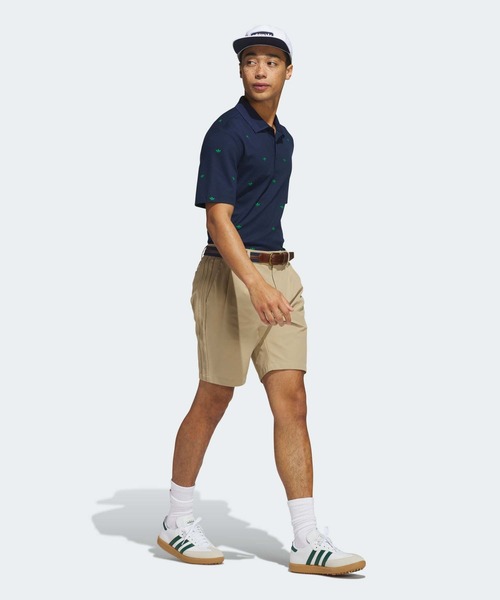 adidas（アディダス）の「オリジナルスゴルフ モノグラム 半袖シャツ【adidas Golf/アディダスゴルフ】（ポロシャツ・メンズ・イエロー/ネイビー/スカイブルー/ホワイト/ダークブラウン・LARGE/MEDIUM/SMALL/X-LARGE/XX-LARGE）」の22枚目の写真