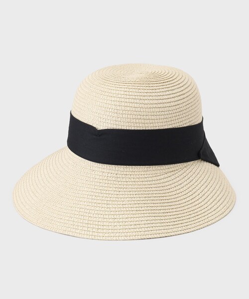 THE SHOP TK （ザ ショップ ティーケー ）の「つば広雑材ハット（ハット・レディース・ベージュ/アイボリー・00）」の3枚目の写真