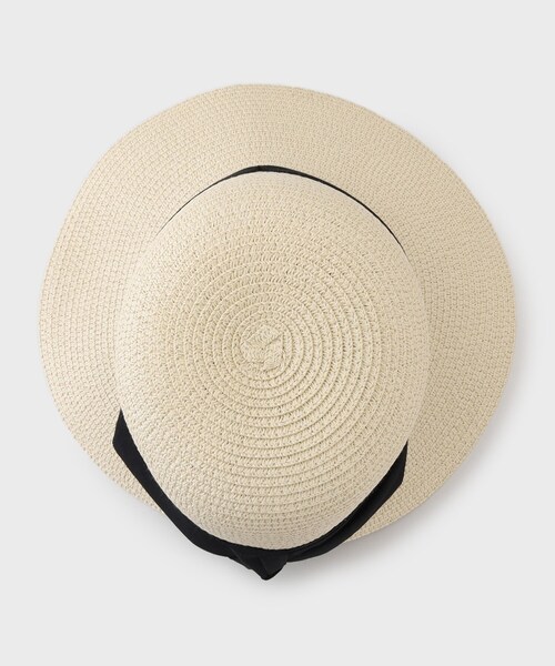 THE SHOP TK （ザ ショップ ティーケー ）の「つば広雑材ハット（ハット・レディース・ベージュ/アイボリー・00）」の5枚目の写真