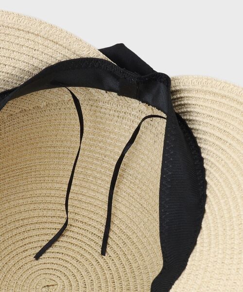THE SHOP TK （ザ ショップ ティーケー ）の「つば広雑材ハット（ハット・レディース・ベージュ/アイボリー・00）」の8枚目の写真