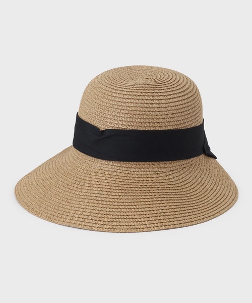 THE SHOP TK （ザ ショップ ティーケー ）の「つば広雑材ハット（ハット・レディース・ベージュ/アイボリー・00）」の2枚目の写真