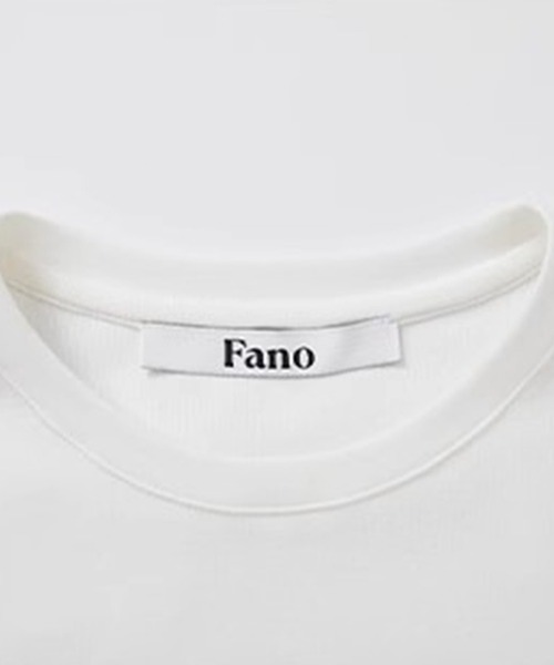 Fano Studios（ファノ ストゥディオズ）の「フリルヘム ショートスリーブTシャツ FX25S166【Fano Studios】（Tシャツ/カットソー・レディース・ホワイト・L/M/S）」の8枚目の写真