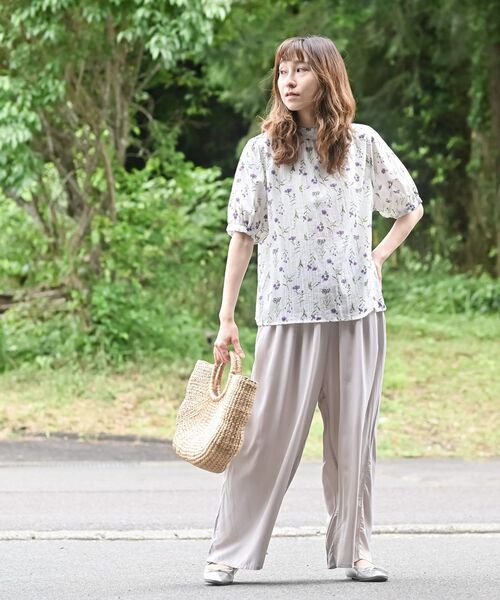 ルール ロジエット プリントワイドパンツ ルール ロジエット プリントワイドパンツ