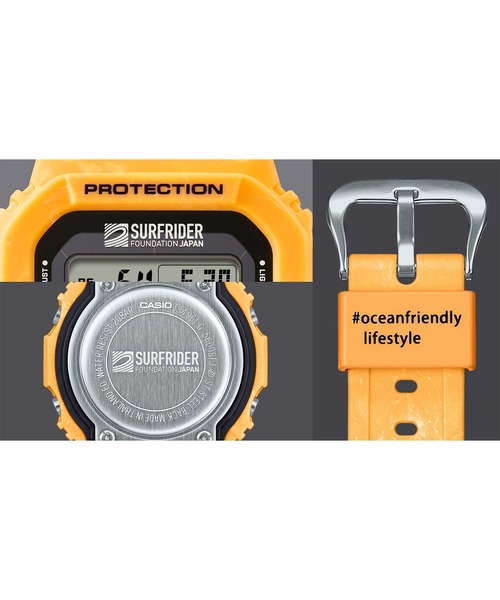 カシオ G-5600SFJ-9JR Gショック SURFRIDER コラボモデル 6月新作、Surfrider Foundation Japan コラボ2025モデル「G