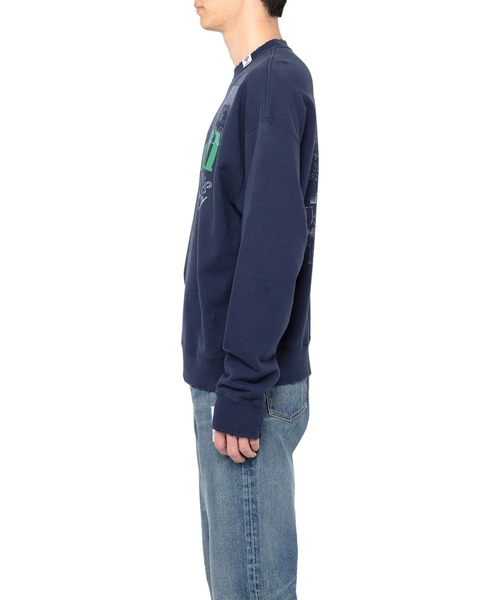 Mendrill X GS. Distressed Pullover Sweatshirt（スウェット
