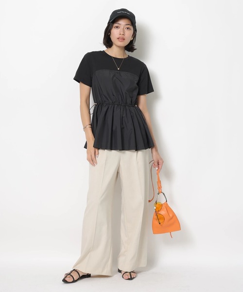 JUSGLITTY（ジャスグリッティー）の「ドロストレイヤードカットソー（T