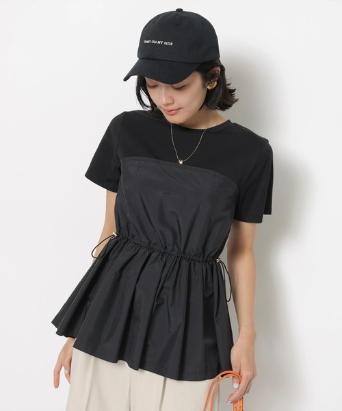 JUSGLITTY ドロストレイヤードカットソー ドロストレイヤードカットソー（Tシャツ/カットソー