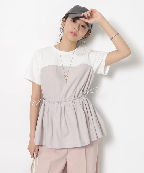 ドロストレイヤードカットソー（Tシャツ/カットソー