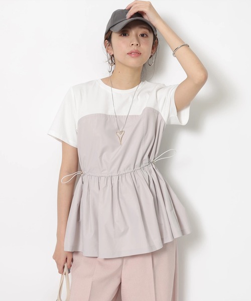 ドロストレイヤードカットソー（Tシャツ/カットソー