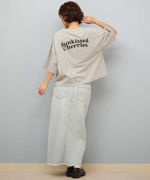 ムラサキスポーツ（ムラサキスポーツ）の「RIKKA FEMME/リッカファム 水陸両用Tシャツ/吸湿速乾/着るUVケア RF25HS12（Tシャツ/カットソー・レディース・イエロー/ホワイト/ピンク/グレー・FREE）」の13枚目の写真