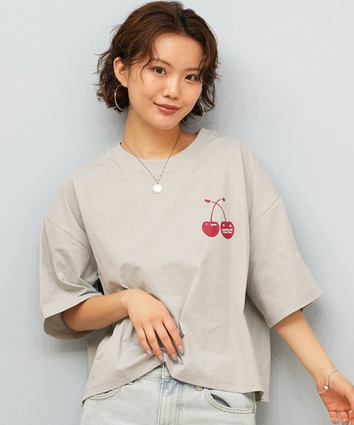 ムラサキスポーツ（ムラサキスポーツ）の「RIKKA FEMME/リッカファム 水陸両用Tシャツ/吸湿速乾/着るUVケア RF25HS12（Tシャツ/カットソー・レディース・イエロー/ホワイト/ピンク/グレー・FREE）」の10枚目の写真