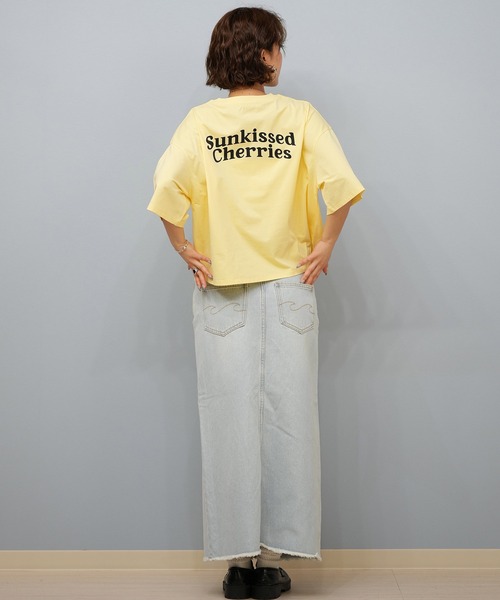ムラサキスポーツ（ムラサキスポーツ）の「RIKKA FEMME/リッカファム 水陸両用Tシャツ/吸湿速乾/着るUVケア RF25HS12（Tシャツ/カットソー・レディース・イエロー/ホワイト/ピンク/グレー・FREE）」の17枚目の写真