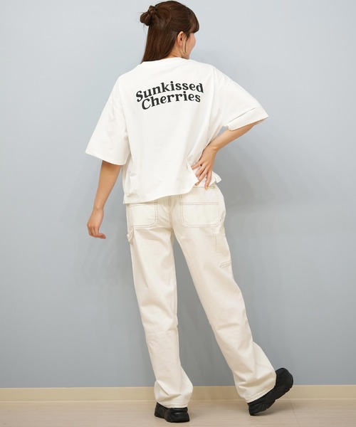 ムラサキスポーツ（ムラサキスポーツ）の「RIKKA FEMME/リッカファム 水陸両用Tシャツ/吸湿速乾/着るUVケア RF25HS12（Tシャツ/カットソー・レディース・イエロー/ホワイト/ピンク/グレー・FREE）」の9枚目の写真