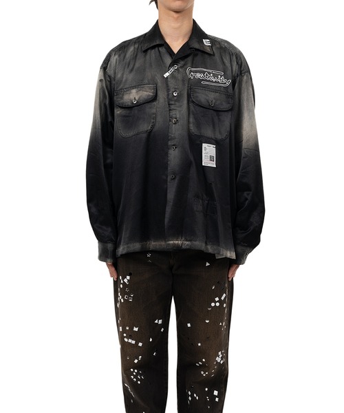 セール】Sun Faded Like Satin Shirt（シャツ/ブラウス）｜Maison