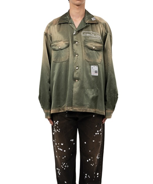 Sun Faded Like Satin Shirt（シャツ/ブラウス）｜Maison MIHARA