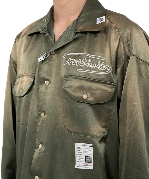 Sun Faded Like Satin Shirt（シャツ/ブラウス）｜Maison MIHARA