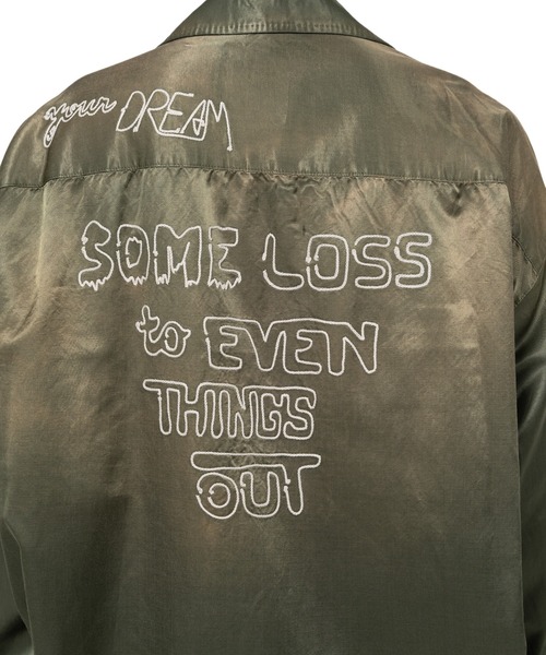 Maison MIHARA YASUHIRO（メゾンミハラヤスヒロ）の「Sun Faded Like Satin Shirt（シャツ/ブラウス・メンズ・ブラック/カーキ・46/44）」の16枚目の写真