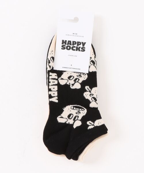 Happy Socks(ハッピーソックス)の「/Happy Socks/ animal low sock 3Pセット(ソックス/靴下・レディース・その他・MEDIUM/SMALL)」の1枚目の写真