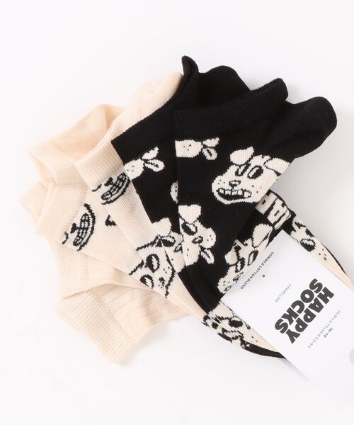 Happy Socks(ハッピーソックス)の「/Happy Socks/ animal low sock 3Pセット(ソックス/靴下・レディース・その他・MEDIUM/SMALL)」の2枚目の写真